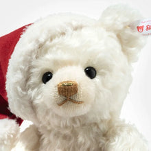 Load image into Gallery viewer, Steiff Santa Teddy bear with light collectors mohair Christmas Teddy Bear