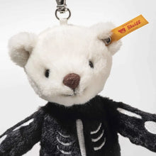 Load image into Gallery viewer, Steiff Pendant Mr Bones Teddy bear keychain Halloween