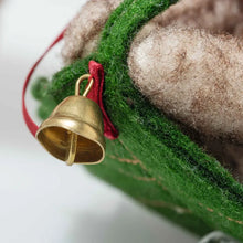 Load image into Gallery viewer, Steiff Mama Teddy bear with child on Holly Express Limited edition collectors mohair teddy bear