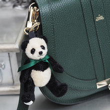 Load image into Gallery viewer, Merrythought Antique Panda mohair key charm keychain