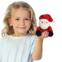 Load image into Gallery viewer, Palm Pal Santa Claus plush