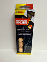 Load image into Gallery viewer, Pack of 12 natural cedar balls (moth repellant)

