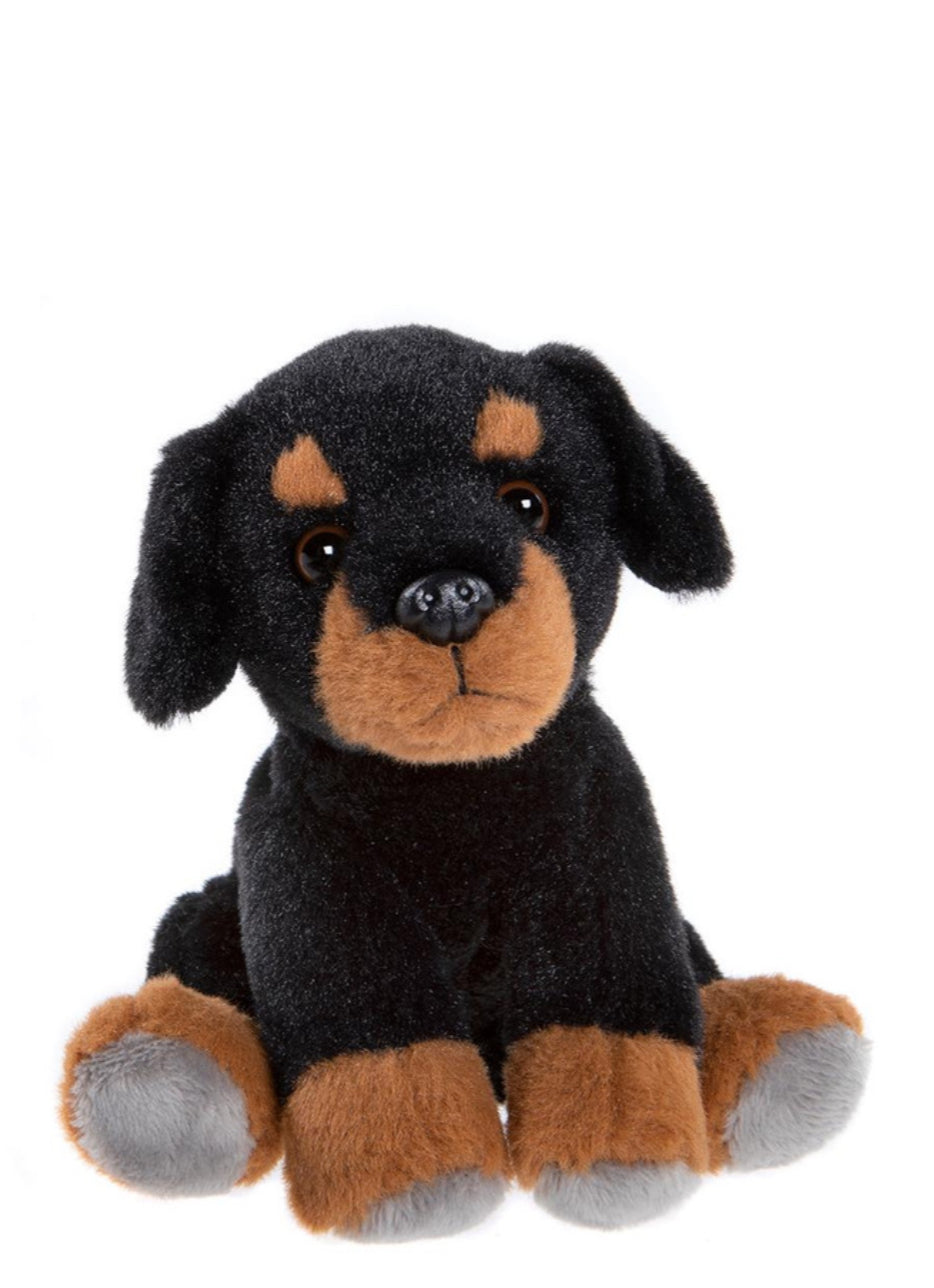 Charlie Bears Cuddle Cub Rottie Rottweiler dog