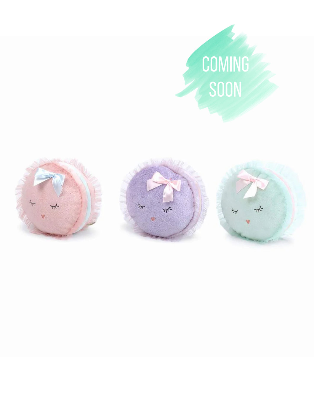 Mon Ami Les Macarons set of 3 Plush