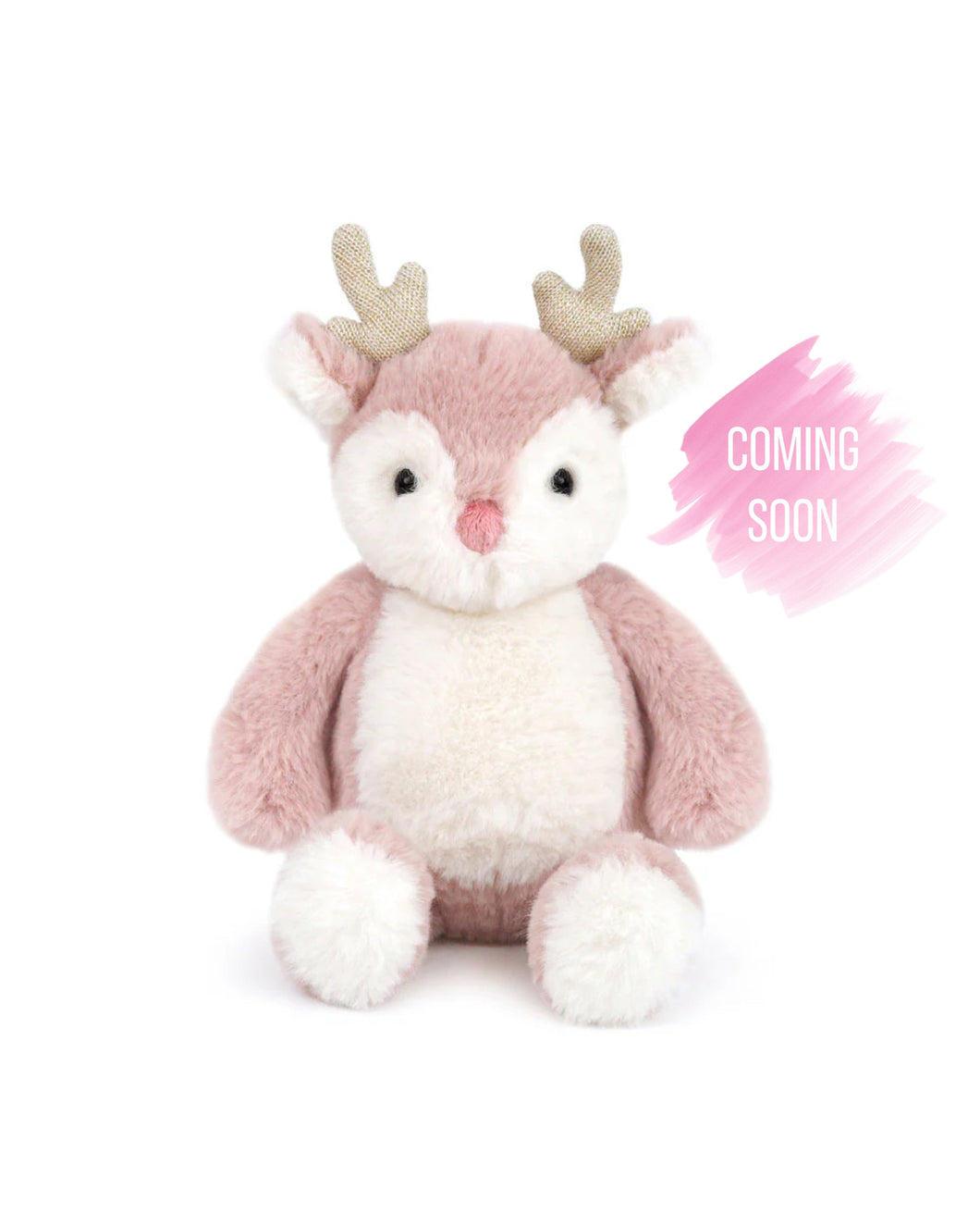 Mon Ami Holly Reindeer pink Plush