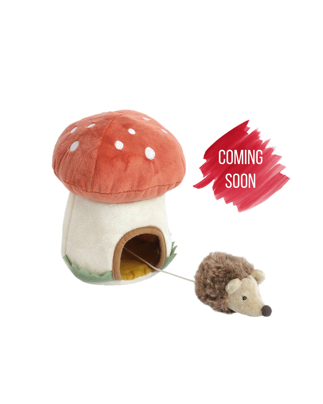 Mon Ami Toadstool and Hedgehog Plush