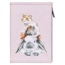 Load image into Gallery viewer, Wrendale ‘Piggy in the middle’ Notebook wallet
