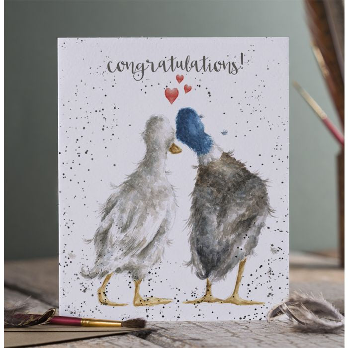 Wrendale ‘Duck Love’ Congratulations card